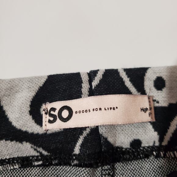 SO High Rise Flare Ying Yang Knit Pull On Pants Womens Juniors Size XS 24 Waist - Picture 6 of 10